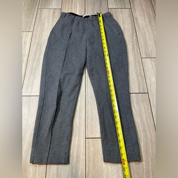 EVERLANE The Dream Pant Heathered Elastic Cotton  Charcoal Size XS - Picture 3 of 8